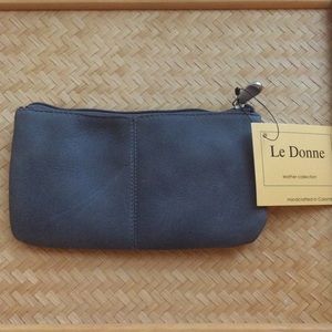 Le Donne genuine leather clutch